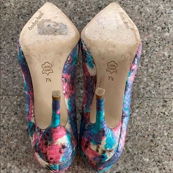 Multicolored Charles David heels - Picture 8 of 14